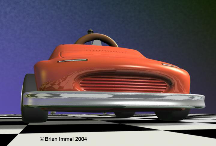 Maya & Photoshop. 1182 faces (low), 16186 faces (smooth proxy).