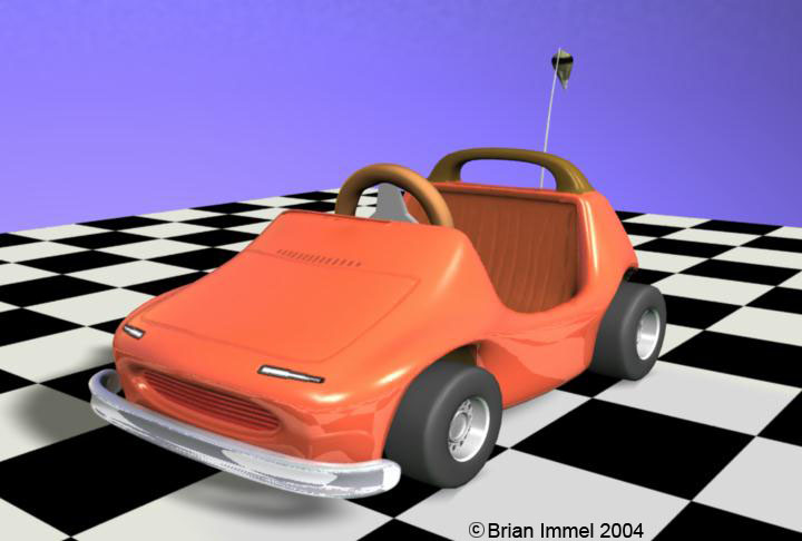 Maya & Photoshop. 1182 faces (low), 16186 faces (smooth proxy)